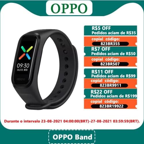 Original OPPO Band Smart Bracelet 2 Color AMOLED Screen Smartband Fitness Traker Bluetooth Sport Waterproof Smart Band