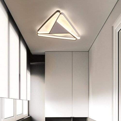 Triangle Ceiling Lamp Modern Minimalist Nordic Bedroom Creative Personality Living Room Lamp Room Lamp Geometric Lamps