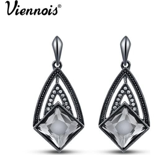 Viennois Earrings With Stones