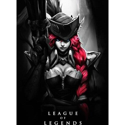 League of Legends LOL Miss Fortune the Bounty Hunter Vinyl Decals for Laptop Car Stickers Poster-sticker Cool and Creative