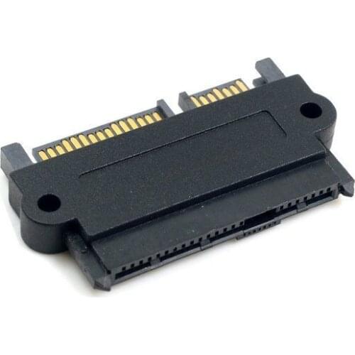 Xiwai SFF-8482 SAS 22 Pin to 7 Pin + 15 Pin SATA Hard Disk Drive Raid Adapter with 15 Pin Power Port