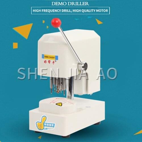 1PC Lens Template Punch Instrument Machine Optical Shop Three-hole Mechanism Mold Machine Three-eye Drilling Glasses Equipment