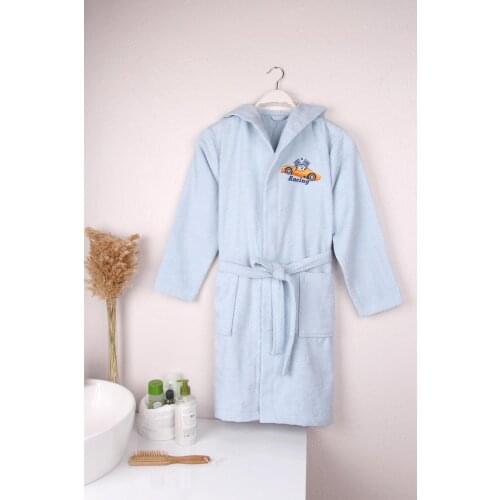 100% Cotton Embroidery 11-16 Years Kids Good Quality Soft Bathrobe Bath Towel Sleepwear Cartoon Hoodies Boys Robes Childrens Cl