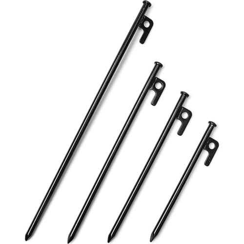 4Pcs/set High Quality Steel Nail Tent Pegs 20-40cm Duty Tarp Tent Awning Canopy Stakes Outdoor Nail Steel Heavy For Camping Z7X6