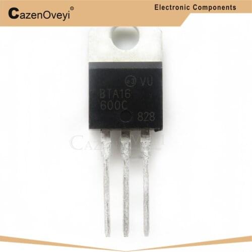 5pcs/lot BTA16-600CW BTA16-600C TO-220 BTA16-600 BTA16 160-600C TO220 new original In Stock