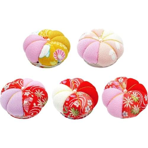 Sewing /Pin Cushion Pumpkin Pin Holder For Sewing Embroiderey