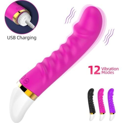 G Spot Dildo Vibrator Sex Toys Dildos AV Vibrator Magic Wand for Women Clitoris Stimulator Massager Sex Toys for Muscle Adults