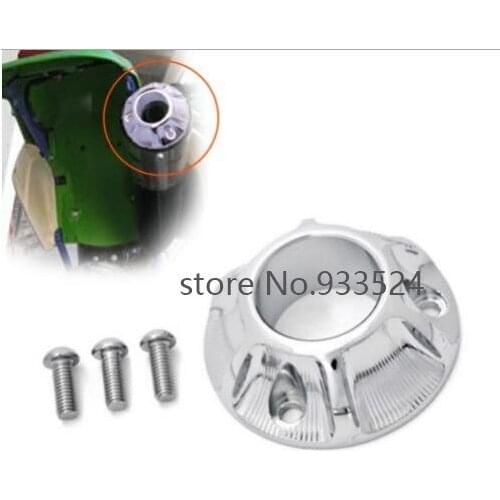 Chrome Exhaust Power Tip Fit For Kawasaki KLX 125 KLX 125L Suzuki DRZ 125 DRZ 125L Yamaha TT-R50 TT-R125E TT-R125LE