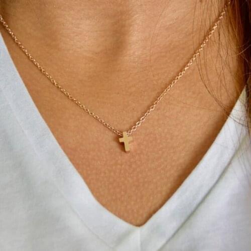 Exquisite cross necklace, stainless steel cross necklace, cross necklace gift, Christian necklace, religious jewelry