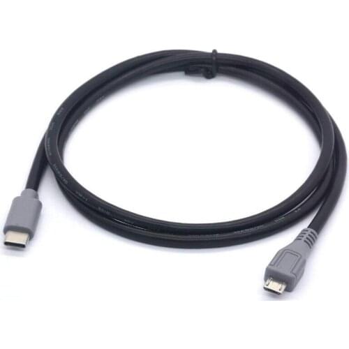 LBSC Micro USB to USB C Cable, Type C Male to Micro USB B Male Extension Cord for Macbook, Dell XPS 13 15, Chormebook Pixel