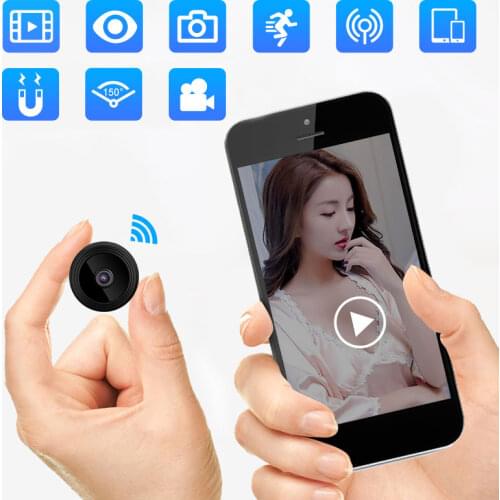 Aluminium Alloy 1080P Wireless Home Security DVR Night IP WIFI Camera Support Micro SD Card Portable For Home Security