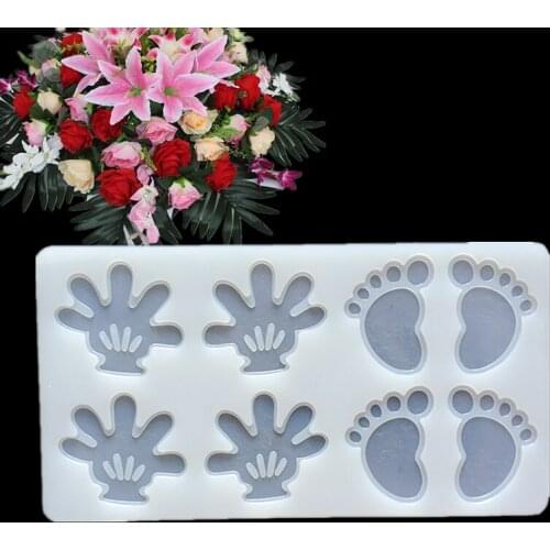 KLM palm silicone mold DIY chocolate tools for cake decoration epoxy mold crafts silicone baking mold fondant