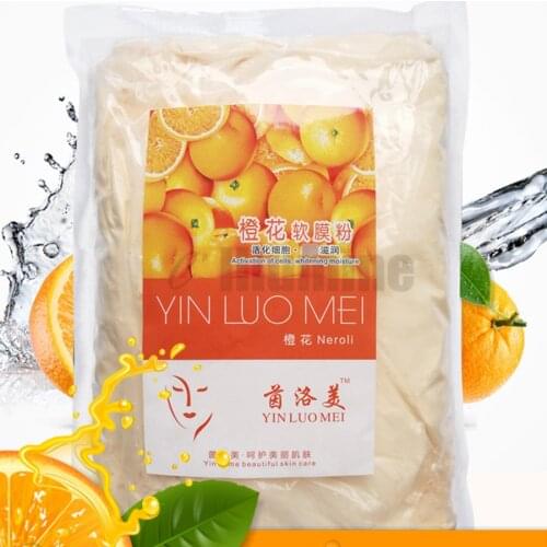Orange Blossom Modeling Peel Off Mask Powder Bright Skin Tone Mask Vitamin C Tender White Water Supplement 900g Beauty Salon