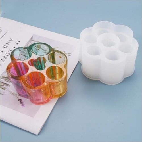 New Transparent Silicone Mould Dried Flower Resin Decorative Craft DIY Lipstick storage box Mold epoxy resin molds for jewelry