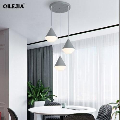 New Diamond Pendant Lights For Study Dining Living Room Bedroom Creative LED Hanging Lamps Decorative Lighting Fixture AC90-260V