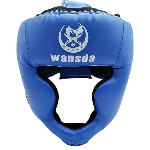 Boxing Headgear MMA Protector PU Kick Boxing Helmet For Karate Muay Thai UFC Fighting Judo Head Guard Adult Kids Sparring Helmet
