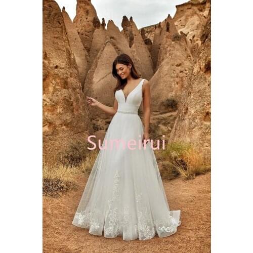 Suruimei Satin Wedding Dresses