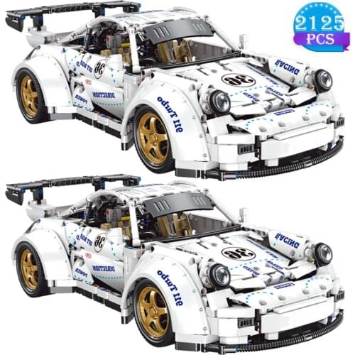 Technical Moc Ideas Famous Racing Building Block Model Bricks Sports Car Diy Childrens Educational Toys Boys Birthday Gifts
