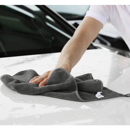 Microfiber Towel Car Wash Cloth Auto Cleaning Door Window Care Thick Strong Water Absorption For Car Home Automobile Accessories