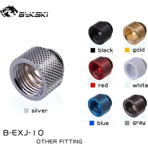 Bykski B-EXJ-10, 10mm Male To Female Extender Fittings, Boutique Diamond Pattern, Multiple Color G1/4 Male To Female Fittings