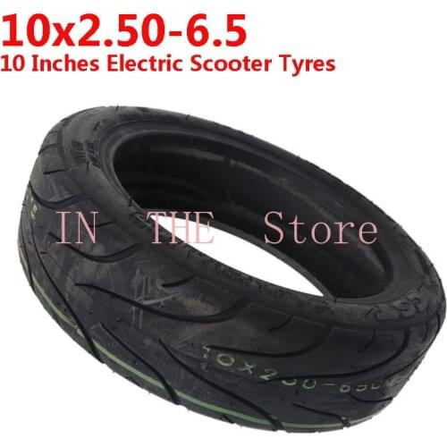 High quality 10x2.50-6.5 vacuum tire folding micro electric scooter thickened explosion-proof tubeless tire