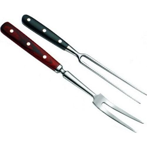 High quality teppanyaki meat roasting fork stainless steel steak barbecue tools big barbecue fork