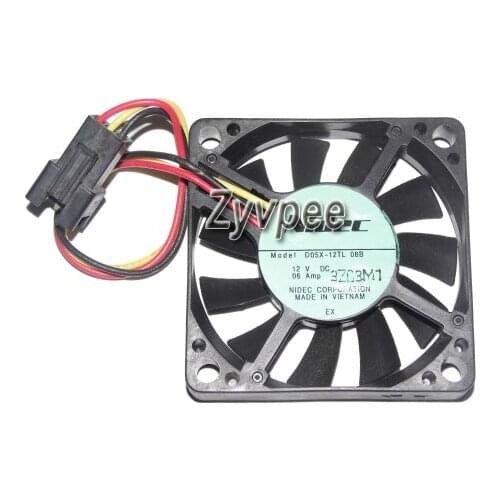 Zyvpee 50x50x10mm D05X-12TL 5cm 12V 0.06A 3Wire 50mm Silent Fan 2Wire