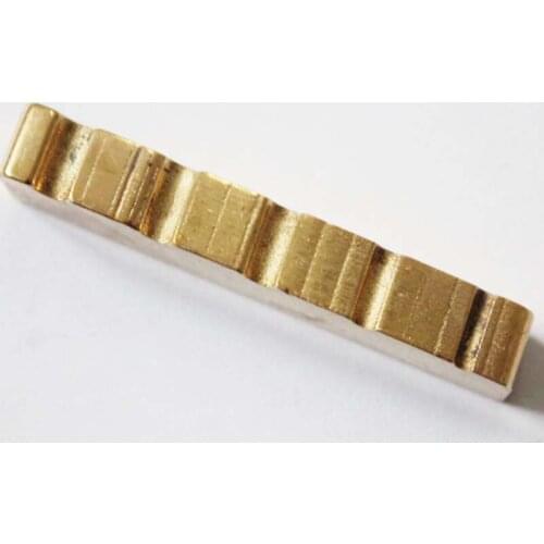 1 Piece Solid Brass Metal Electric Nut for 5 Strings Electric Bass Guitar - Size 45*6mm