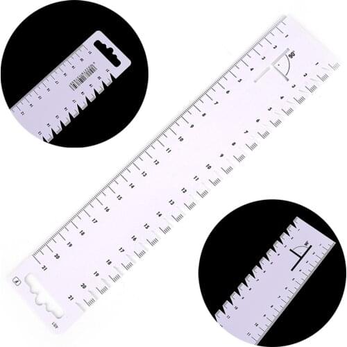 1PC DIY Patchwork Ruler Ultrathin Soft 21cm Sewing Tools Accessories Quilting Tools Handmade