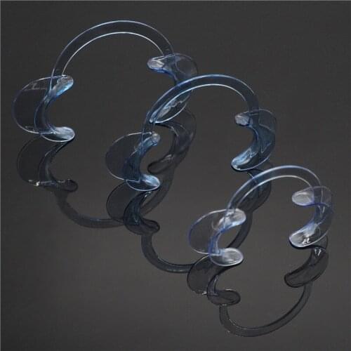 10 Pcs Dental Lab Equipment Orthodontic Plastic Cheek C Type Mouth Opener Medical