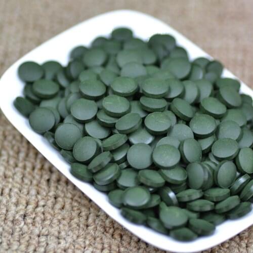 100% Chinese Yunnan Green Organic Spirulina Natural Pills Anti-fatigue Enhance-immune Slim Spirulina Tablets