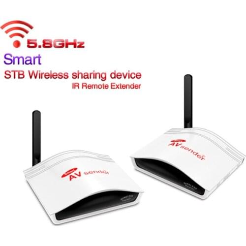 200M 5.8G Smart Digital STB wireless sharing device Wireless A/V Audio Video Transmitter Receiver Audio Video Extender