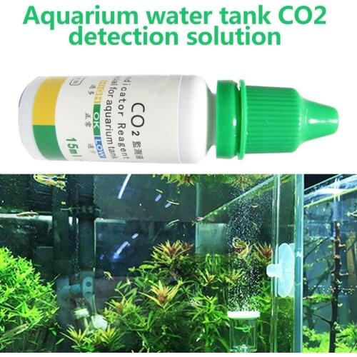 Aquarium Water Tank CO2 Indicator Solution Detection Solution Fish Tank Liquid Test Plant Fish Tanks And Aquariums CO2 Indicator