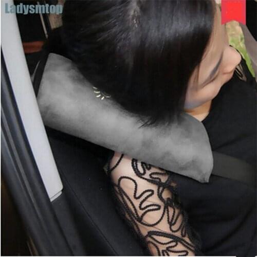 Ladysmtop Car Seat Belts Pillows Pad case For Hyundai Accent ix35 iX45 iX25 Creta i20 i30 Sonata Verna Solaris Elantra Tiburon