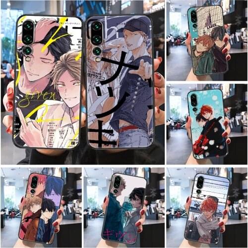 Given Sato Mafuyu Uenoyama Ritsuka Phone case For Huawei Honor 6 7 8 9 10 10i 20 A C X Lite Pro Play Frosted black art coque