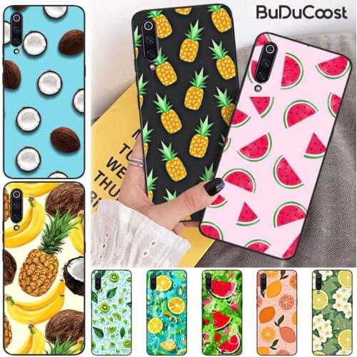 Summer Fruit Pineapple Watermelon Soft Phone Case Cover For Xiaomi Mi 9 9T CC9 CC9E 8 SE Pro A2 Lite 6X 5 A3 A1 Max Mix 2 3