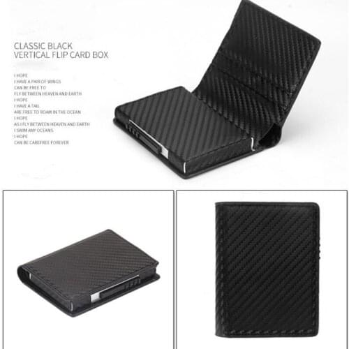 Quality Stainless Steel Credit Card Holder Men Slim Anti Protect Travel ID Cardholder Women Rfid Wallet Metal Case Porte Carte