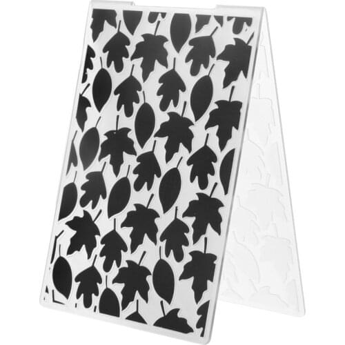 Maple Leaves Plastic Template Crafts Embossing Folders for DIY Scrapbooking and Album Paper Card Making Wedding Decor Supplies