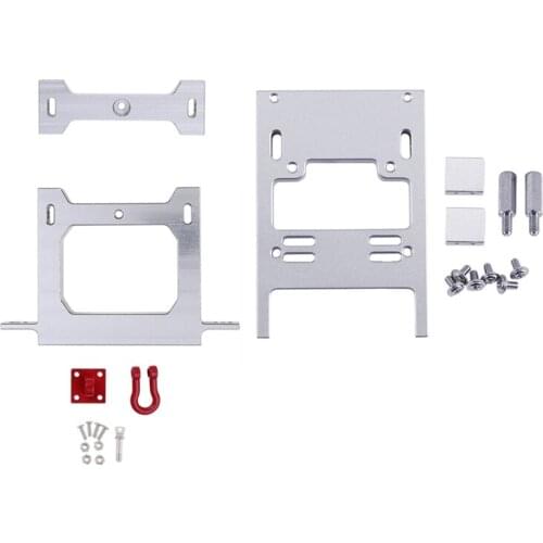 Metal Beam Rear Bumper Servo Fixed Mounting Bracket Upgrade Parts for WPL B14 B24 B16 B36 C14 C24 1/16 RC Car