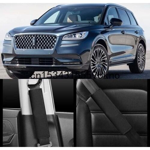 Car Interior Seat Belt Shoulder Protector For Lincoln MKC MKS MKZ MKX All Series
