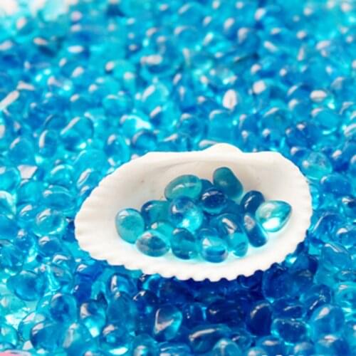 2016New 250G Pretty Stone Blue Color Turtle Tank Fish Tank or Vase Decoration FS01