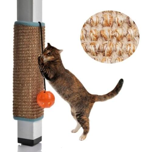 New Anti-Skid Sisal Table Legs Cat Scratch Mat Cat Toys Indoor Home Furniture Table Chairs Sofa Legs Protective Cover Pet Toys