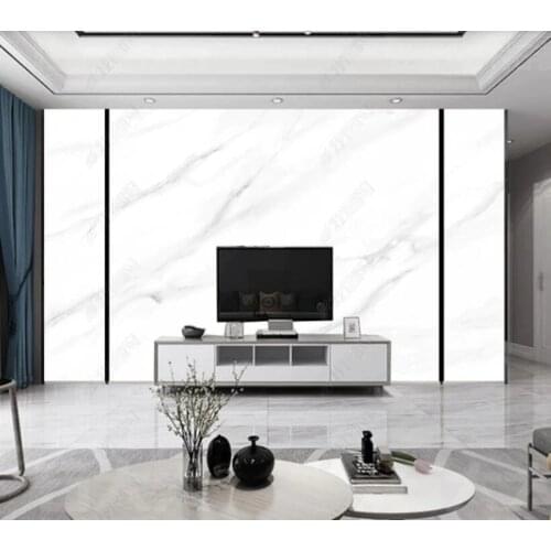 Papel de parede Atmospheric jazz white marble 3d wallpaper mural living room tv wall bedroom kitchen wall papers home decor