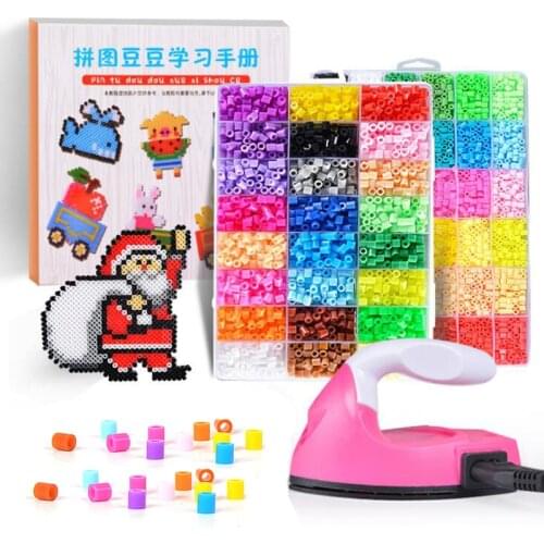 2.6/5mm 24Color Puzzle Beads Children Handmade Puzzle Educational Toys Creative Beads DIY Key Chain Bags Pendant Making Supplies