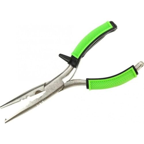 Pliers White Nickel Fishing Pliers Portable Rubber Handle Fishing Pliers Line Hook Removal Tool Accessories