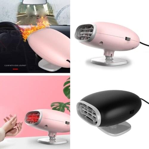 Portable Auto Car Heater Heating Defroster 12V 150W Electric Fan Heater Heating Car Windshield Defogger Defroster