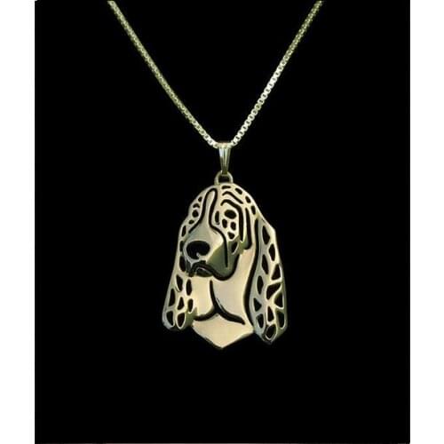 Drop shipping-Basset hound Necklace