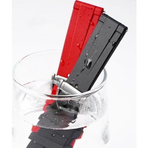 Premium-Grade Fluorine Rubber Watch Strap 20mm 22mm 24mm Bracelet Quick Release Bar Watchband For Each Brand Watches Band