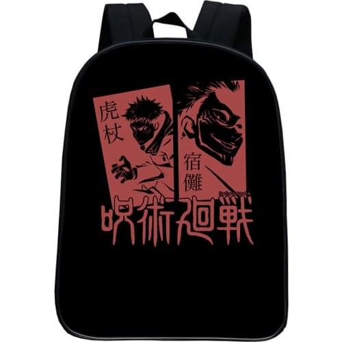 Jujutsu Kaisen Backpack Anime Yuji Itadori Backpack Cosplay Teens Schoolbag Travel Bags Boy Girl Bookbag
