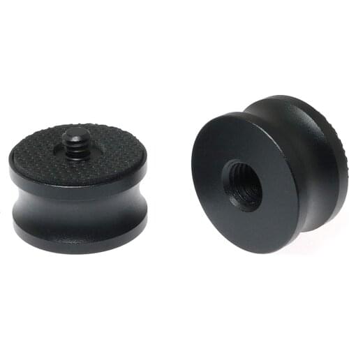 2PCS 1/4" External Thread to 3/8" Internal Thread Camera Tripod Screw Converter Adapter 1/4" Male to 3/8" Female Camera Tripod